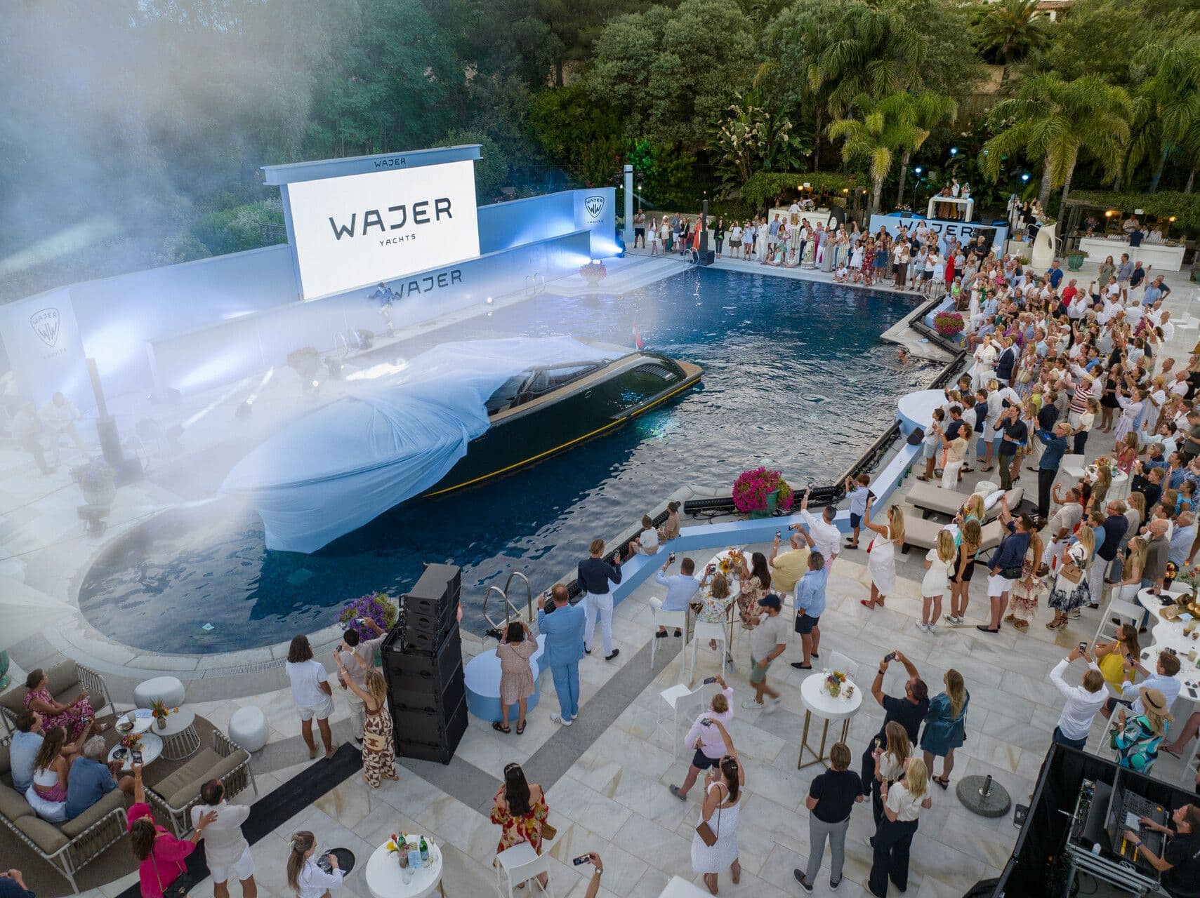 Wajer 44 reveal swimming pool yacht