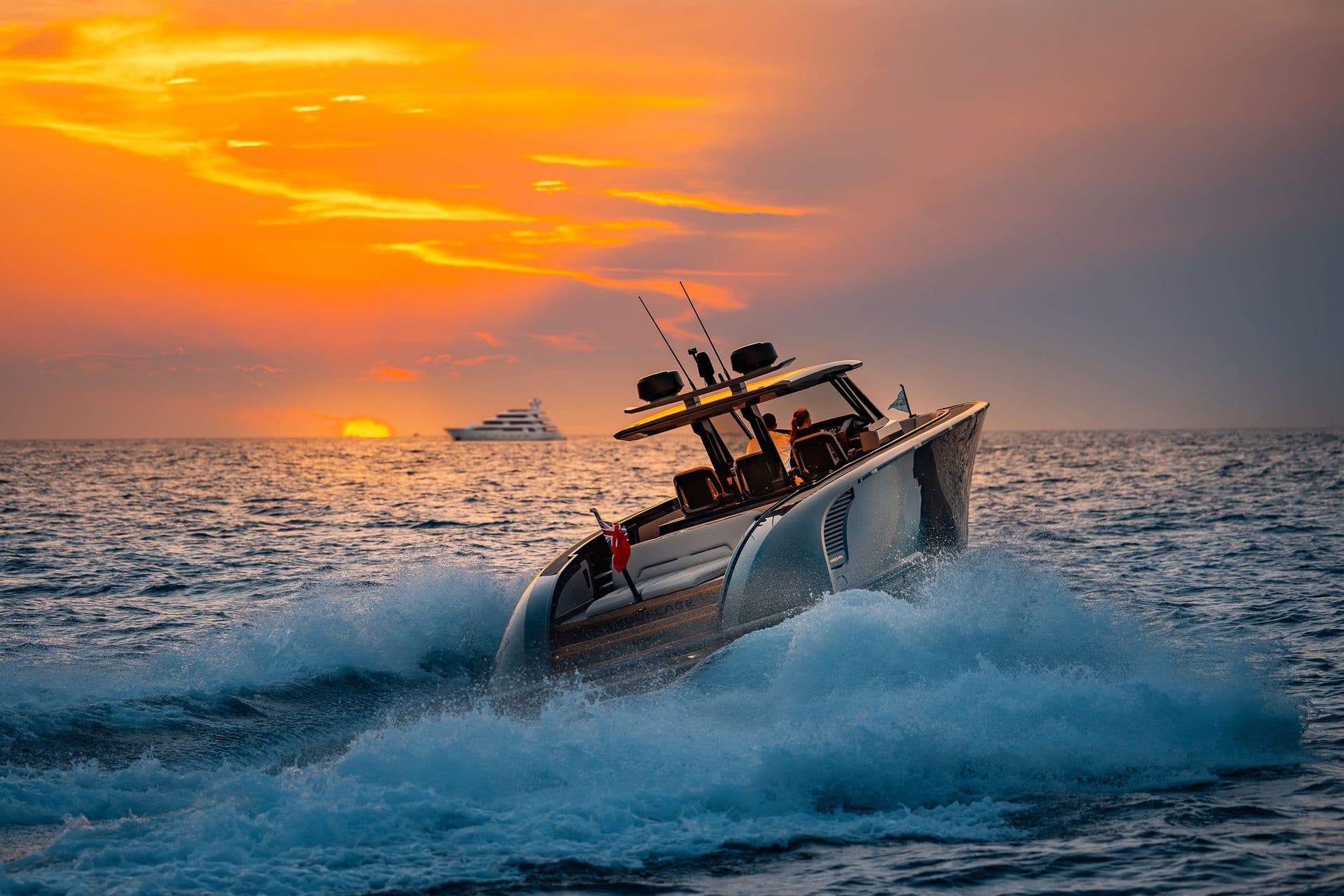 Wajer 44 S sunset tender superyacht