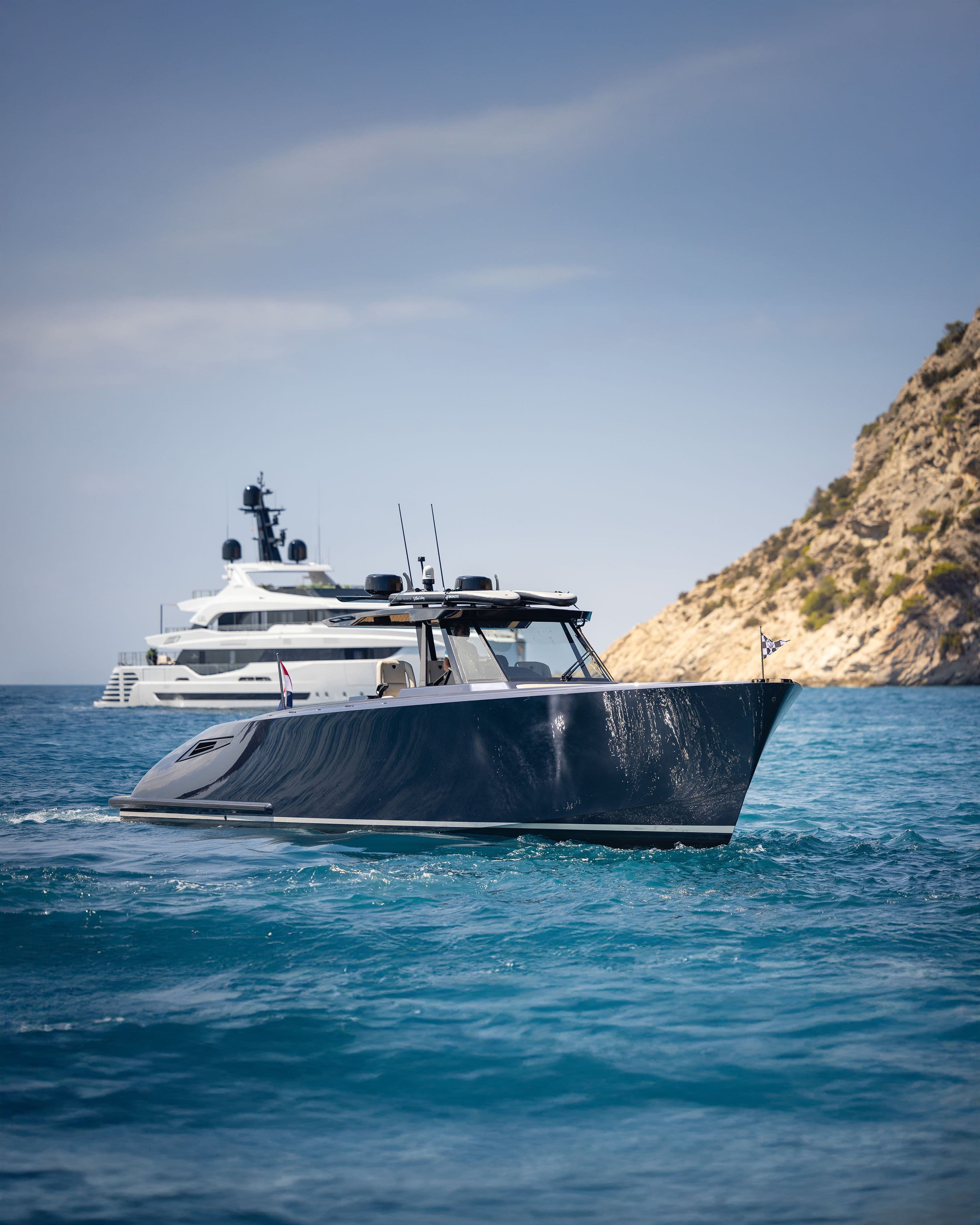 Wajer 55 S tender superyacht portrait