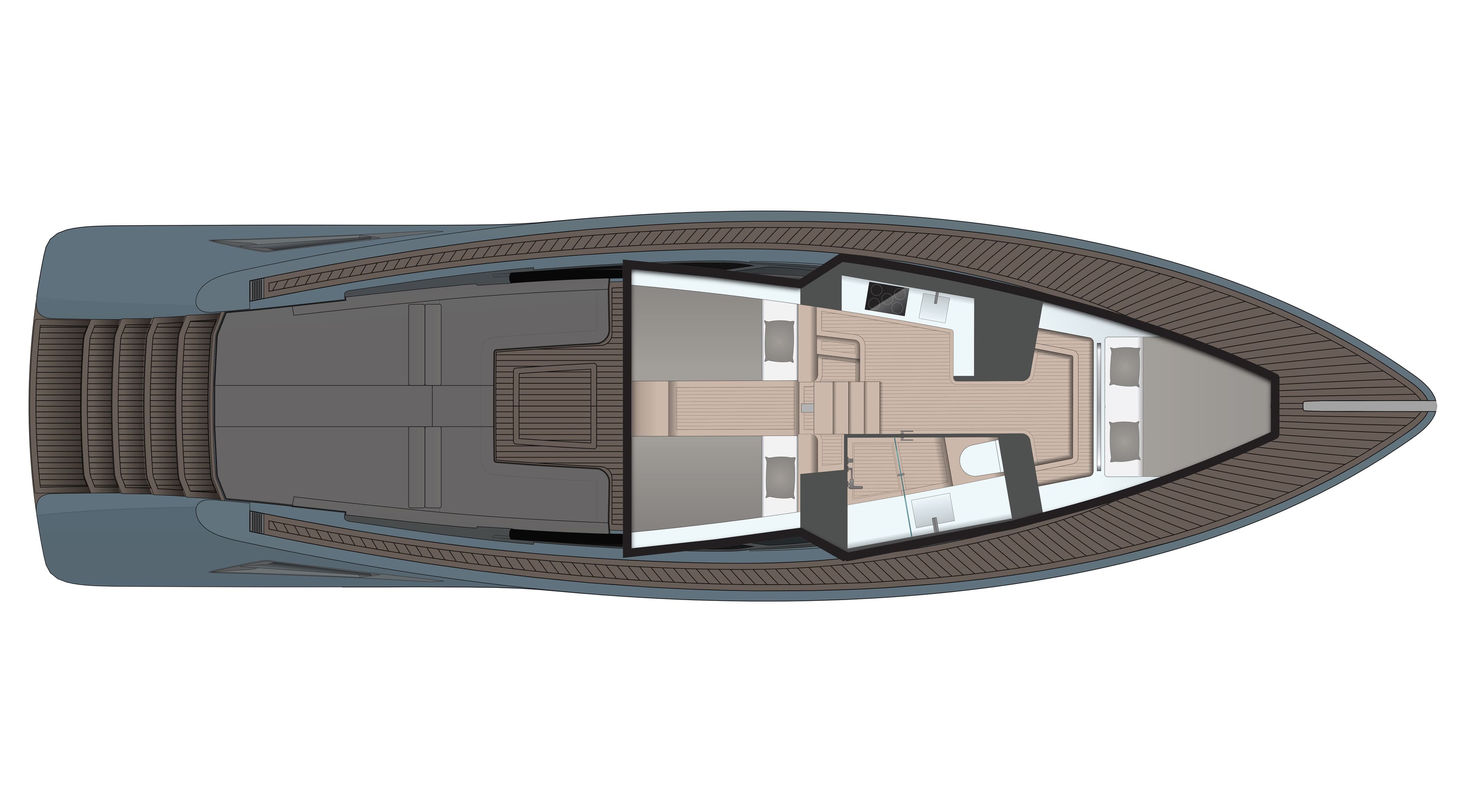 Wajer 55 topview interior