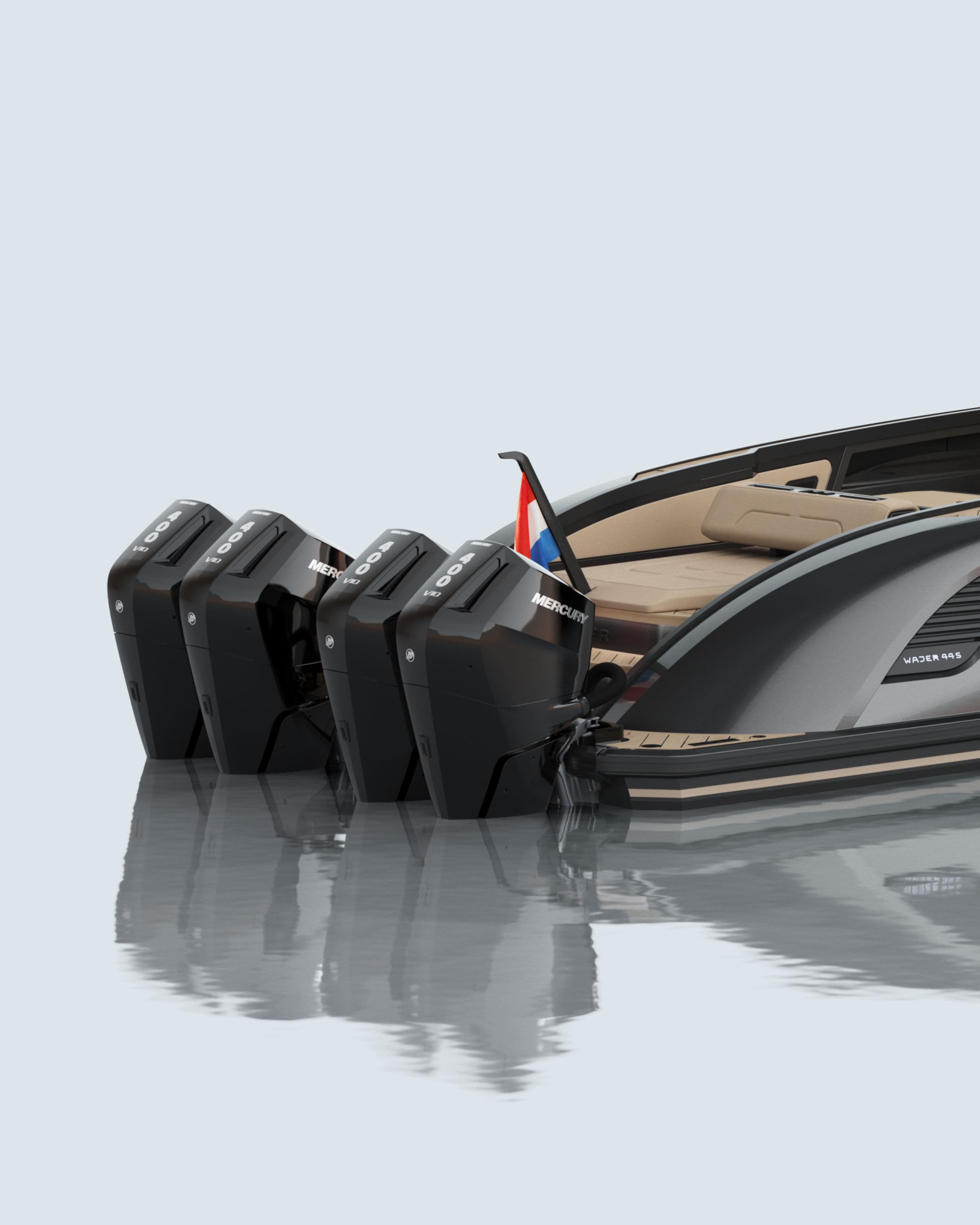 Wajer 44 S Mercury V10 Verado outboards