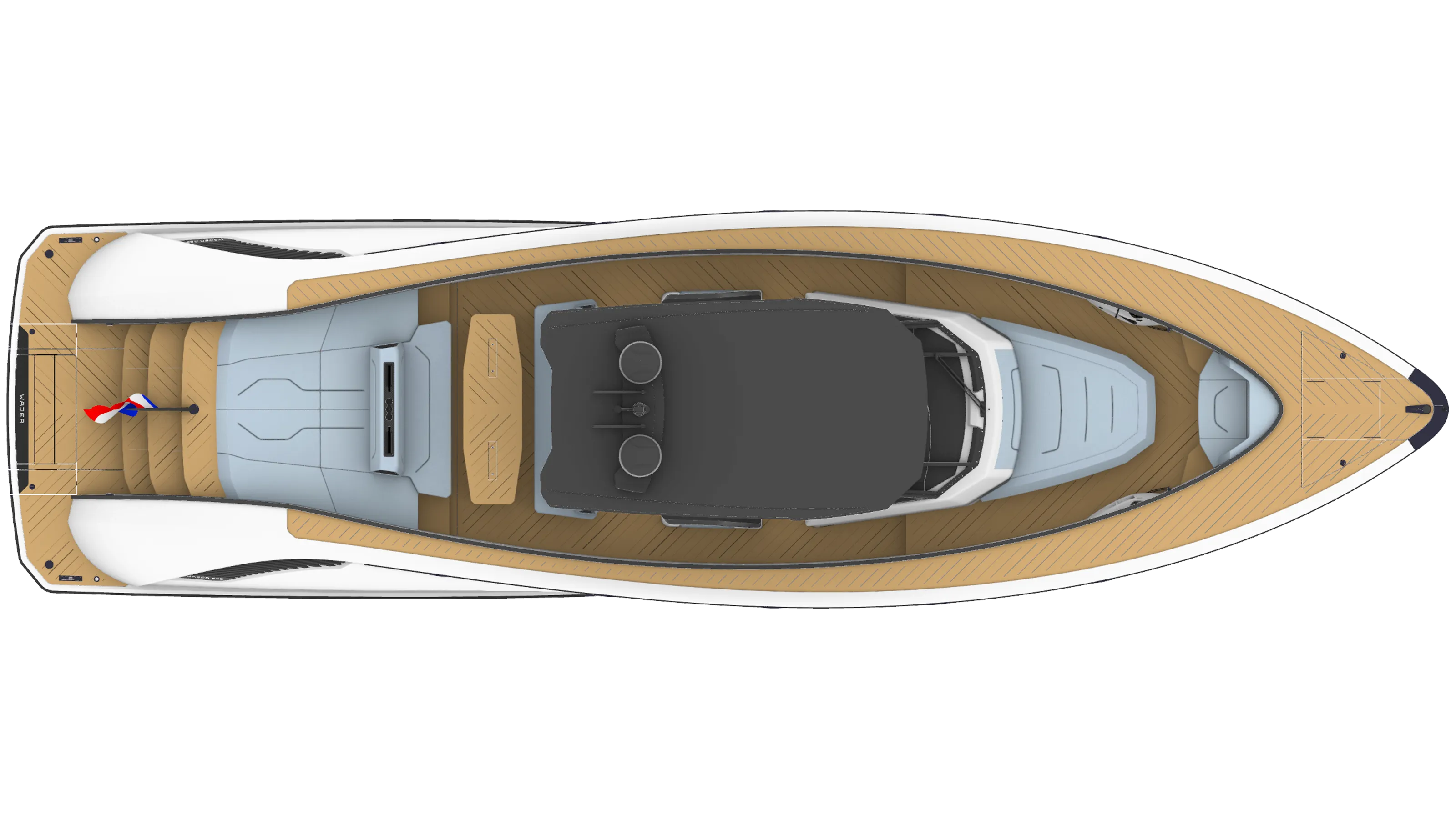 Wajer 55S mk3 topview - exterior GA general arrangement
