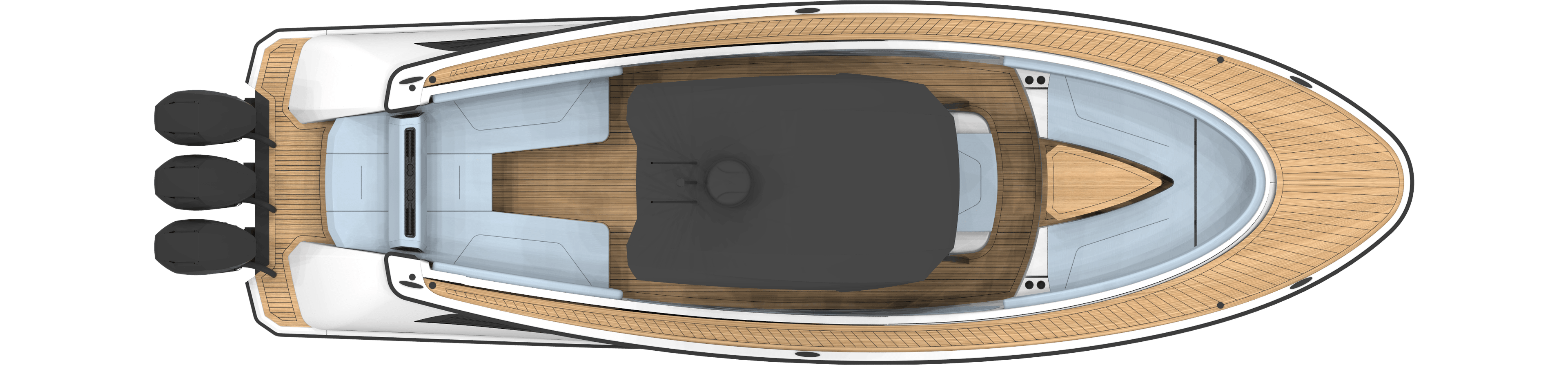 Wajer 38 S V10 GA top view
