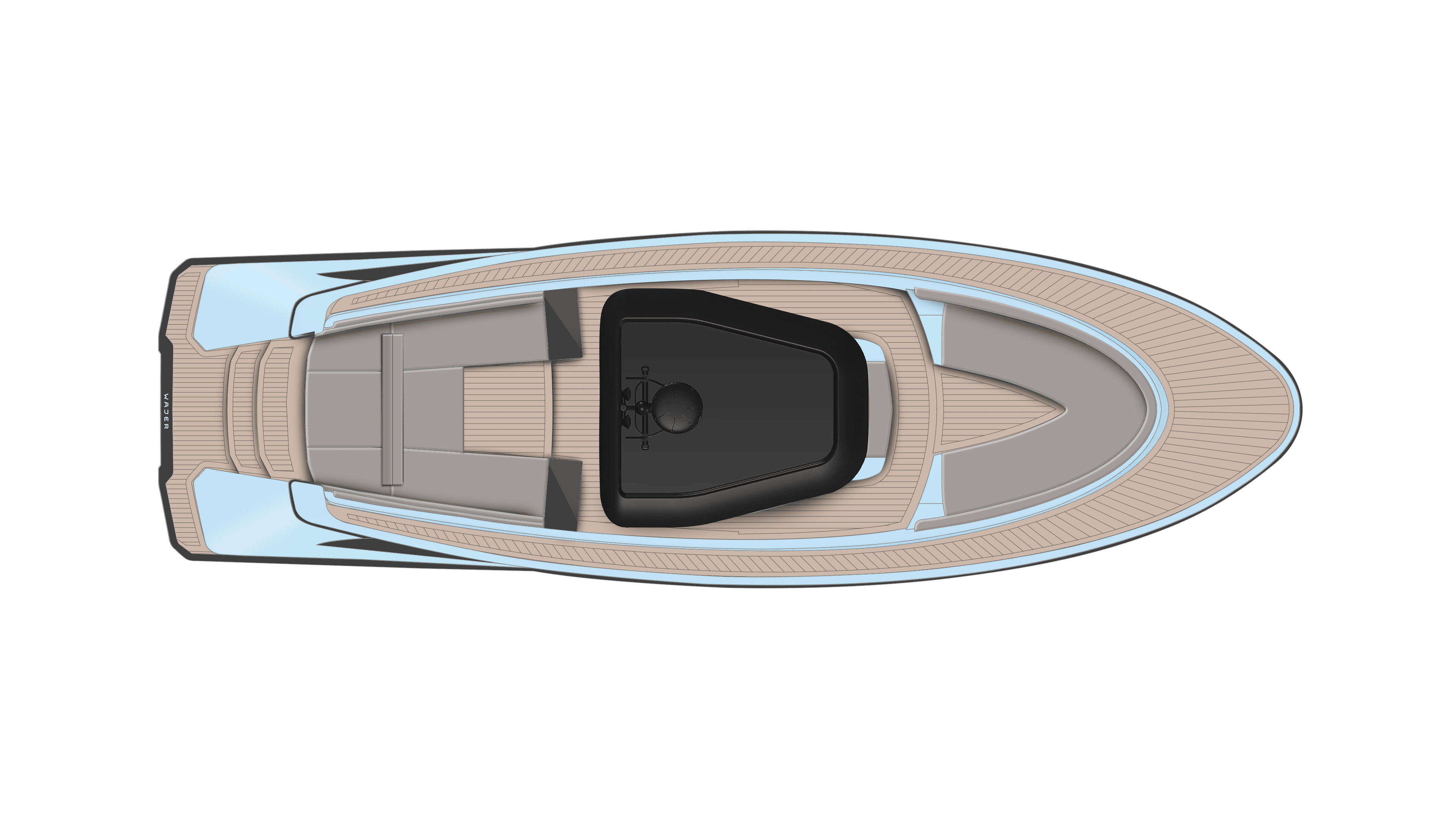 Wajer 38S MKII General arrangement top view