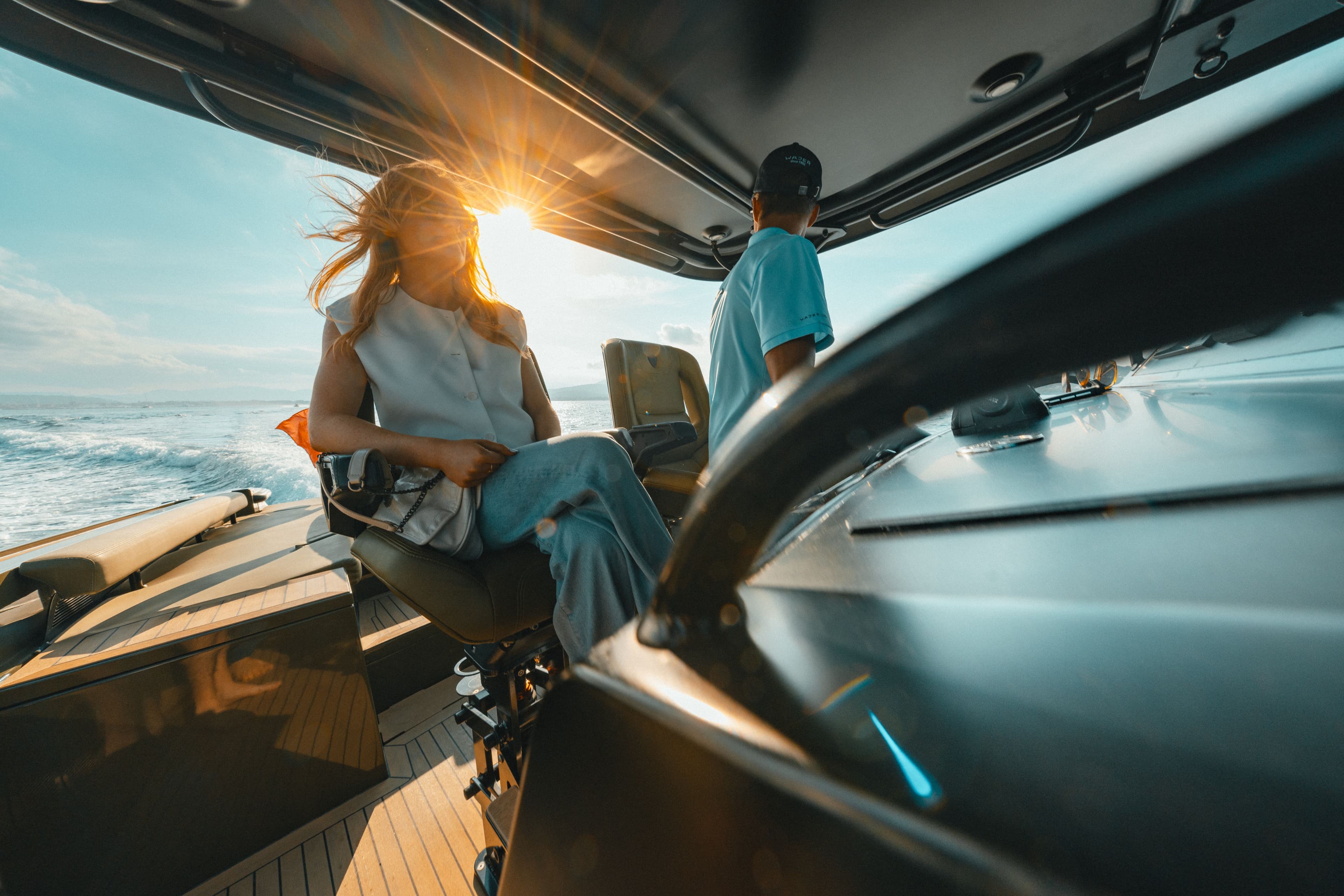 Wajer 38S sunshine charter captain woman