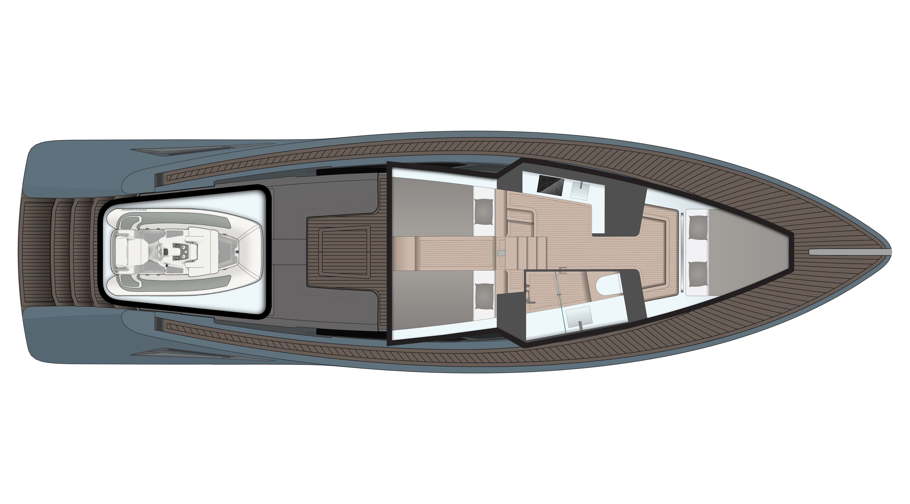 Wajer 55 GA General arrangement interior view