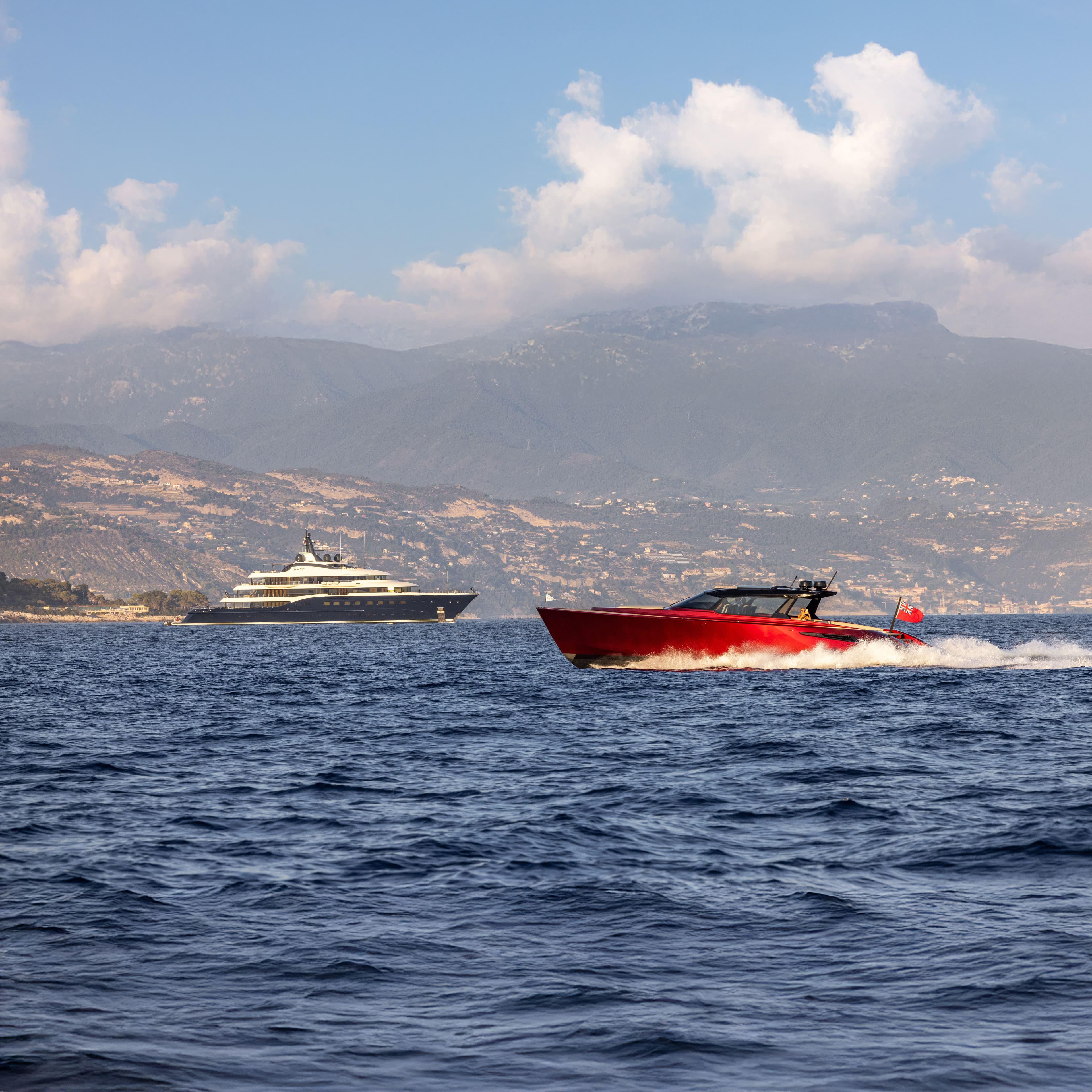 Wajer 55 HT tender superyacht paja one sailing left